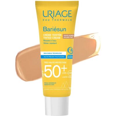 Uriage Bariésun Gouden tint SPF50+ Getinte Zonnebrandcrème - Gezicht Uriage Bariésun Gouden tint SPF50+ Getinte Zonnebrandcrème - Gezicht