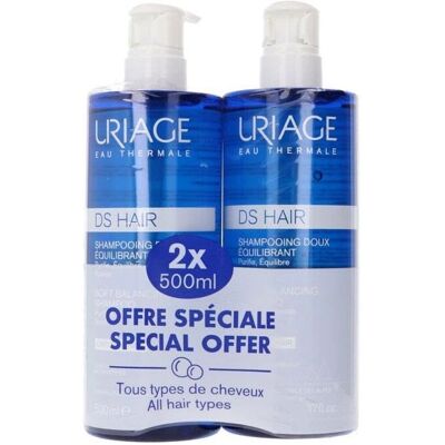 Shampoo Uriage DS HAIR - 2x500ml Shampoo Uriage DS HAIR - 2x500ml