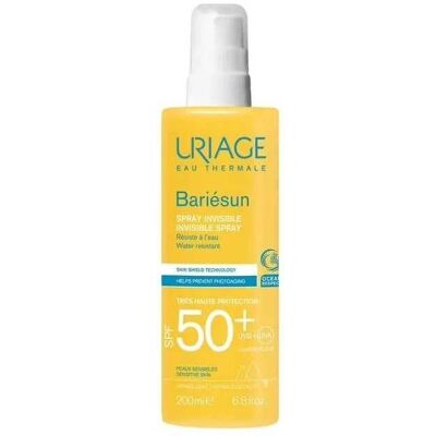 Uriage SPF 50+ Spray Onzichtbaar - Zonnebrandmiddel Uriage SPF 50+ Spray Onzichtbaar - Zonnebrandmiddel