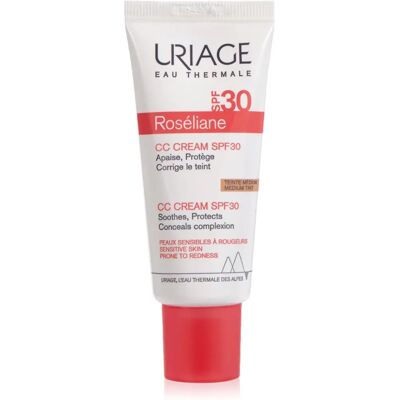 Uriage Roséliane CC Creme SPF30 - Rötungskamouflage, Feuchtigkeitsarm, Sensitive Haut Uriage Roséliane CC Creme SPF30 - Rötungskamouflage, Feuchtigkeitsarm, Sensitive Haut