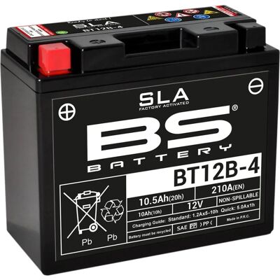 Batterie SLA BS Battery BT12B-4 12V 10,5Ah Sans entretien - Acide plomb étanche - Publicité Batterie SLA BS Battery BT12B-4 12V 10,5Ah Sans entretien - Acide plomb étanche - Publicité