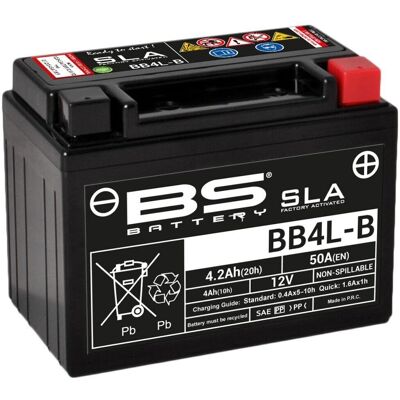BS Battery BB4L-B - Batterie scellée sans entretien - Publicité BS Battery BB4L-B - Batterie scellée sans entretien - Publicité
