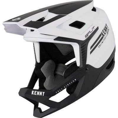 Kenny Split blanc - Casque vélo enduro léger - Publicité Kenny Split blanc - Casque vélo enduro léger - Publicité
