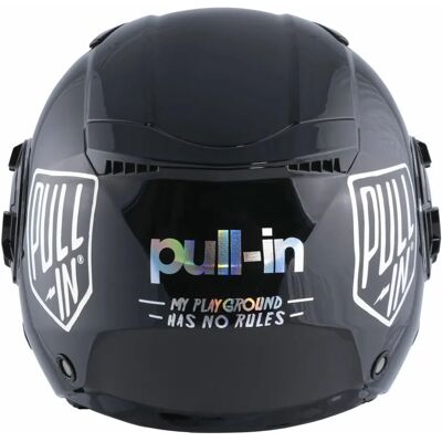 Casque Moto Ouvert Pull-in - Noir - XS - Publicité Casque Moto Ouvert Pull-in - Noir - XS - Publicité