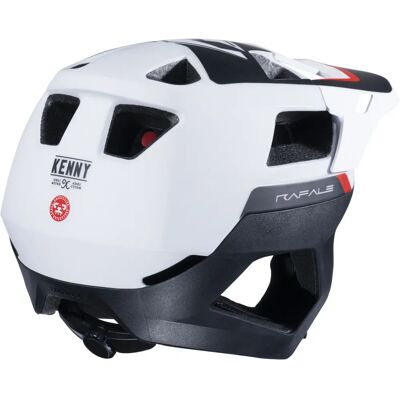 Casque Kenny Rafale Blanc Rouge XL - Publicité Casque Kenny Rafale Blanc Rouge XL - Publicité