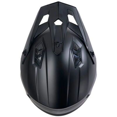 Visière de casque de moto cross Kenny Miles - Noir - Publicité Visière de casque de moto cross Kenny Miles - Noir - Publicité