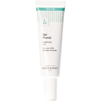 Novexpert Gel Purifiant Trio-Zinc - 30ml - Publicité Novexpert Gel Purifiant Trio-Zinc - 30ml - Publicité