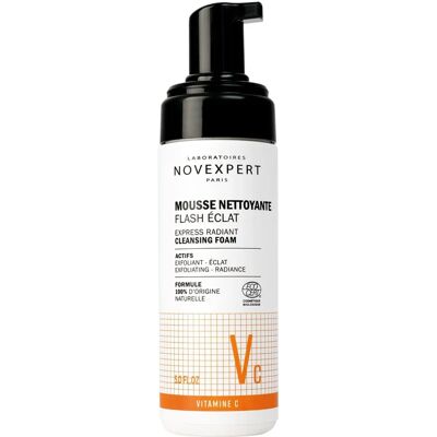 Novexpert Mousse Nettoyante Éclat Vitamine C - Mousse Nettoyante - Publicité Novexpert Mousse Nettoyante Éclat Vitamine C - Mousse Nettoyante - Publicité
