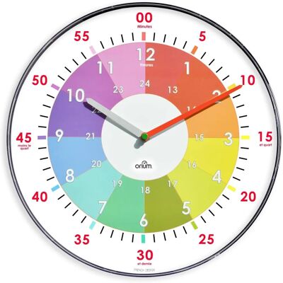 Horloge Silencieuse Practice ORIUM - 30cm Diamètre - Publicité Horloge Silencieuse Practice ORIUM - 30cm Diamètre - Publicité