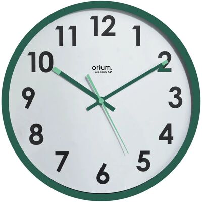 Horloge Murale Orium - Conception Écologique - Vert - 30cm - Horloge Murale - Publicité Horloge Murale Orium - Conception Écologique - Vert - 30cm - Horloge Murale - Publicité