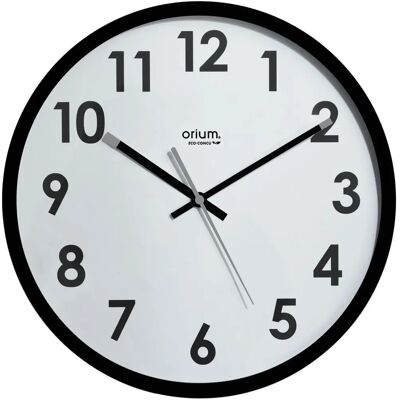 Orium Horloge murale Naturally Ø 30 cm - Eco conçue - noir Orium Horloge murale Naturally Ø 30 cm - Eco conçue - noir