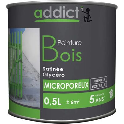 Addict Modèle Peinture Bois Glycéro Vert Irlande Satin Ral 6005 - Peinture - Publicité Addict Modèle Peinture Bois Glycéro Vert Irlande Satin Ral 6005 - Peinture - Publicité