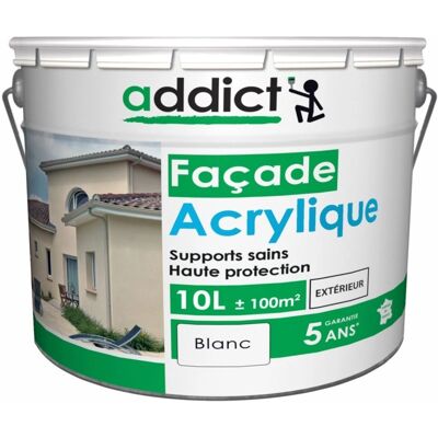 Addict Modelo Blanco - Pintura para Fachadas - 10L Addict Modelo Blanco - Pintura para Fachadas - 10L