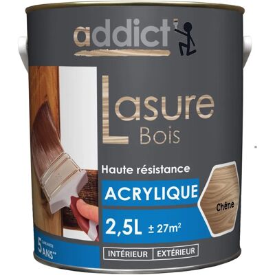 Teinture bois satinée haute résistance chêne - Teinture pour bois - Publicité Teinture bois satinée haute résistance chêne - Teinture pour bois - Publicité