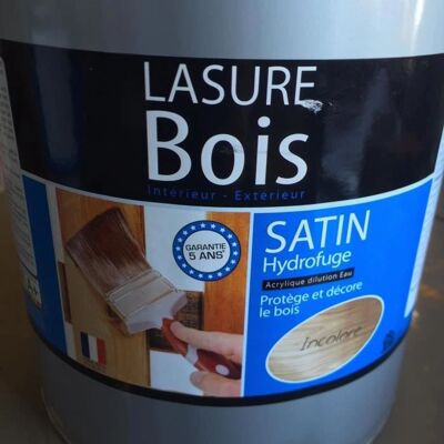 Barniz de madera satinado acrílico Addict - Incoloro - 5L Barniz de madera satinado acrílico Addict - Incoloro - 5L