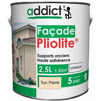 Peinture Façade Résine Pliolite Ton Pierre 2.5l - Publicité Peinture Façade Résine Pliolite Ton Pierre 2.5l - Publicité