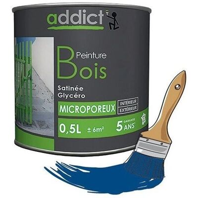 Addict Ral 5010 Navy Blue Satin Holzfarbe - Spezial Addict Ral 5010 Navy Blue Satin Holzfarbe - Spezial