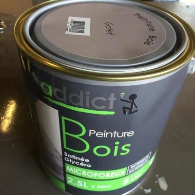 Addict - ADD112725 - Galet - 2,5 L - Pintura para madera Addict - ADD112725 - Galet - 2,5 L - Pintura para madera