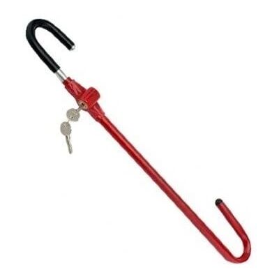 BEEPER Barre antivol - Acier, 60-72cm, Fixation pédale, 2 clés BEEPER Barre antivol - Acier, 60-72cm, Fixation pédale, 2 clés