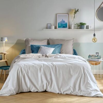 Camif - Drap housse grand bonnet 40cm coton bio Fil & Sens - Fitted Sheet - Publicité Camif - Drap housse grand bonnet 40cm coton bio Fil & Sens - Fitted Sheet - Publicité