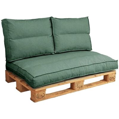 CAMIF - Heva - Vert Fougère - Tissu Recyclé - Coussin - Publicité CAMIF - Heva - Vert Fougère - Tissu Recyclé - Coussin - Publicité