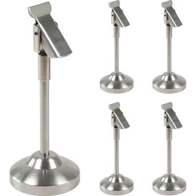 Evolis Edelstahl Preisschilderständer - 10cm - Etikettenhalter für Buffet Evolis Edelstahl Preisschilderständer - 10cm - Etikettenhalter für Buffet