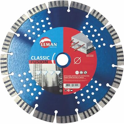 Leman - Disque diamant segments pour béton armé - 230mm - Publicité Leman - Disque diamant segments pour béton armé - 230mm - Publicité