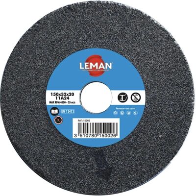 Leman 22506 Rueda de amoladora vitrificada gris - Acero Leman 22506 Rueda de amoladora vitrificada gris - Acero