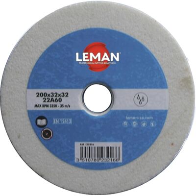 Ruota di Smeriglio Vitrificata Bianca ad Acqua - Diametro 150mm, Foro 32mm, Spessore 20mm - Grana 60 Ruota di Smeriglio Vitrificata Bianca ad Acqua - Diametro 150mm, Foro 32mm, Spessore 20mm - Grana 60