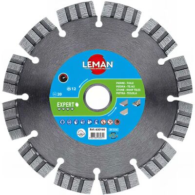 Leman - Disque diamant 160mm Turbo Granit Quartz - Publicité Leman - Disque diamant 160mm Turbo Granit Quartz - Publicité