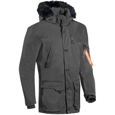 Chaqueta textil de motocicleta Ixon Ontario - Antracita - Protección CE nivel 2 Chaqueta textil de motocicleta Ixon Ontario - Antracita - Protección CE nivel 2