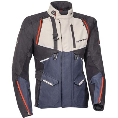 Ixon Eddas Motorrad-Textiljacke - Unisex Schwarz Blau S Ixon Eddas Motorrad-Textiljacke - Unisex Schwarz Blau S