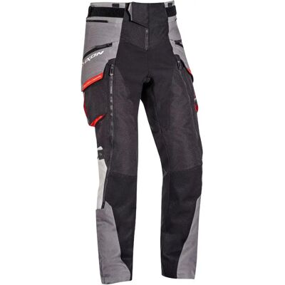 Ixon Ragnar Motorrad-Textilhose - Schwarz Rot - Motorrad Textilhose Ixon Ragnar Motorrad-Textilhose - Schwarz Rot - Motorrad Textilhose