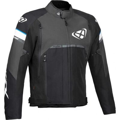 Kurtka tekstylna motocyklowa Ixon Allroad - Czarna, Szara, Niebieska, 3XL Kurtka tekstylna motocyklowa Ixon Allroad - Czarna, Szara, Niebieska, 3XL