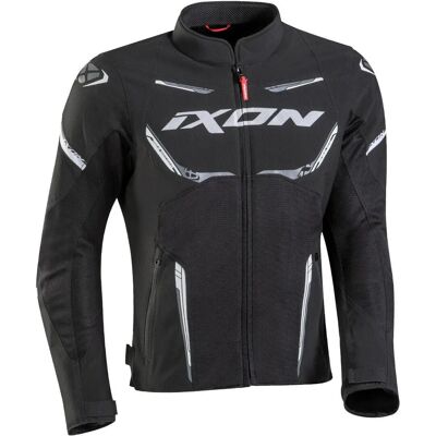 Ixon Striker Air Moto Vêtement textile - Noir Blanc - Publicité Ixon Striker Air Moto Vêtement textile - Noir Blanc - Publicité