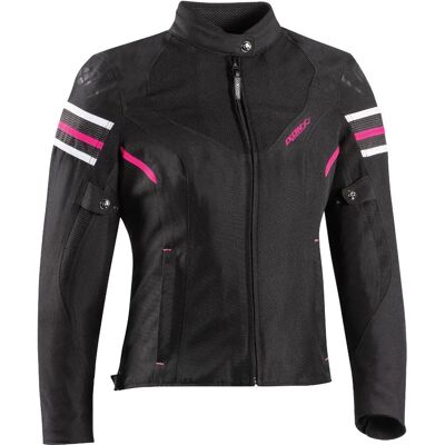 Giacca tessile motore per donne Ilana Evo - Nero Rosa - Giacca tessile Giacca tessile motore per donne Ilana Evo - Nero Rosa - Giacca tessile