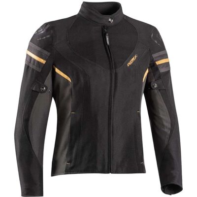 Giacca in tessuto per moto Ixon Ilana Evo - Nero Grigio Oro (S) Giacca in tessuto per moto Ixon Ilana Evo - Nero Grigio Oro (S)