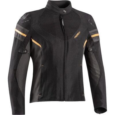 Giacca tessile da moto donna Ixon Ilana Evo - Nero Grigio Oro - M Giacca tessile da moto donna Ixon Ilana Evo - Nero Grigio Oro - M