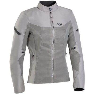 Giacca Tessuto Moto Donna Grigia S Giacca Tessuto Moto Donna Grigia S