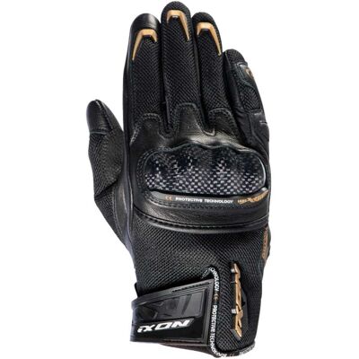 Gants femme Ixon RS Rise Air - Noir Or - Gants - Publicité Gants femme Ixon RS Rise Air - Noir Or - Gants - Publicité