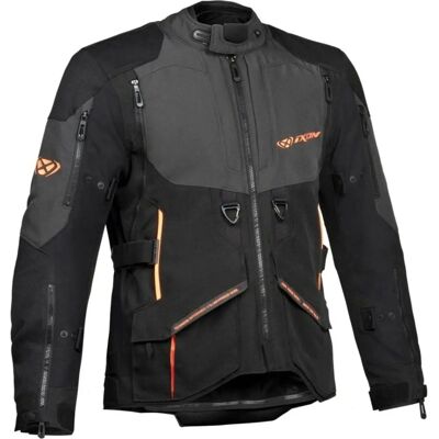 Chaqueta de textil para moto Ixon Ragnar - Negro Gris Naranja - Chaqueta de textil para moto Chaqueta de textil para moto Ixon Ragnar - Negro Gris Naranja - Chaqueta de textil para moto