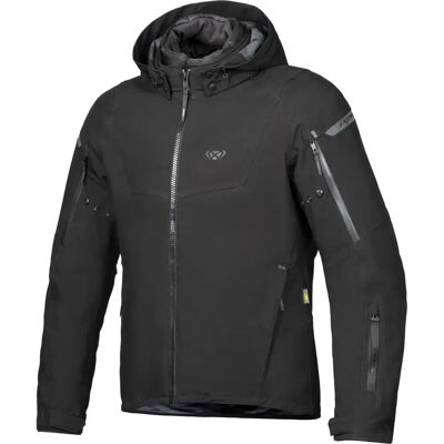 Ixon Burning Schwarze Motorrad-Textiljacke - Unisex Ixon Burning Schwarze Motorrad-Textiljacke - Unisex