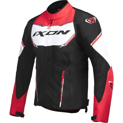 Veste en textile pour moto Ixon Striker Air - Noir Blanc Rouge - S - Publicité Veste en textile pour moto Ixon Striker Air - Noir Blanc Rouge - S - Publicité