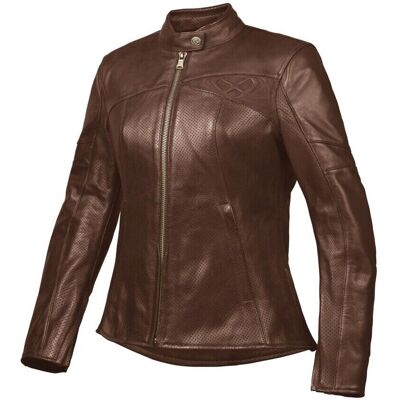 Giacca in pelle da moto Ixon Cranky Air - Marrone XS Giacca in pelle da moto Ixon Cranky Air - Marrone XS