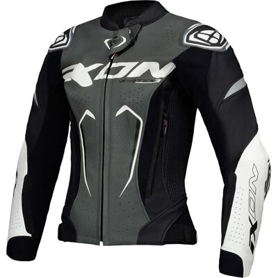 Ixon Vortex 3 Motorradleatherjacke - Schwarz-Weiß - Motorradtyp Ixon Vortex 3 Motorradleatherjacke - Schwarz-Weiß - Motorradtyp