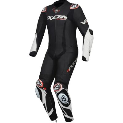 Ixon Vortex 3 Motorcykelläderdräkt - Svart Vit - CE Certifierad Ixon Vortex 3 Motorcykelläderdräkt - Svart Vit - CE Certifierad