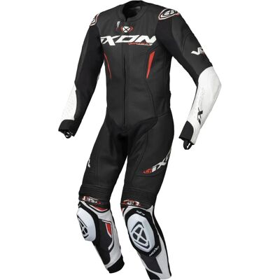 Combinaison en cuir de moto Vortex 3 pour enfants - Noir Blanc - 10 ans - Publicité Combinaison en cuir de moto Vortex 3 pour enfants - Noir Blanc - 10 ans - Publicité