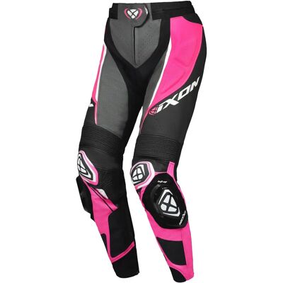Ixon Vortex 3 Damen Motorrad Lederhose - Schwarz Pink - Motorrad Ausrüstung Ixon Vortex 3 Damen Motorrad Lederhose - Schwarz Pink - Motorrad Ausrüstung