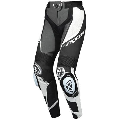 Pantalon en cuir de moto pour dames Ixon Vortex 3 - Noir Gris Blanc - Pantalon en cuir - Publicité Pantalon en cuir de moto pour dames Ixon Vortex 3 - Noir Gris Blanc - Pantalon en cuir - Publicité