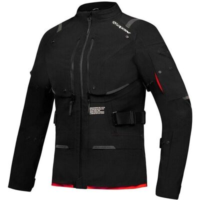 Ixon M-Skeid Giacca in tessuto impermeabile da moto - Nero Rosso XL Ixon M-Skeid Giacca in tessuto impermeabile da moto - Nero Rosso XL
